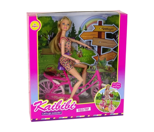 Doll on a Bicycle Pink