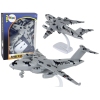 Military Gray Camo UNITED Airplane Figurine HW-605