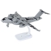 Military Gray Camo UNITED Airplane Figurine HW-605