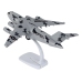 Military Gray Camo UNITED Airplane Figurine HW-605