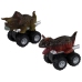 Dinosaur car with friction drive. Various species and colors