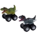 Dinosaur car with friction drive. Various species and colors