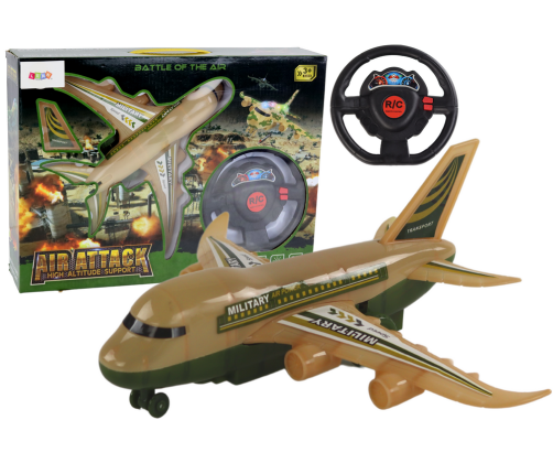 R/C Airplane Remote Controlled Military Camo Lights Remote Control