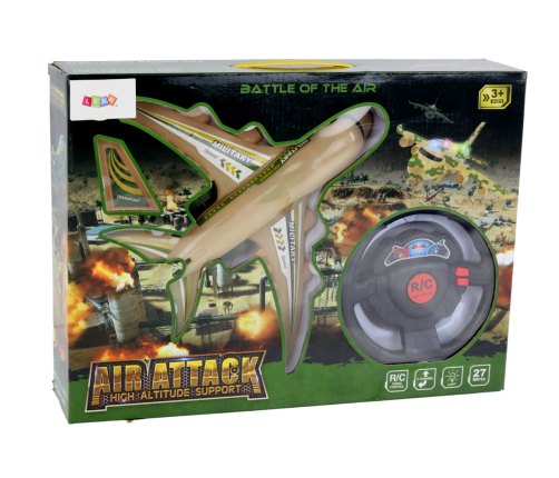 R/C Airplane Remote Controlled Military Camo Lights Remote Control