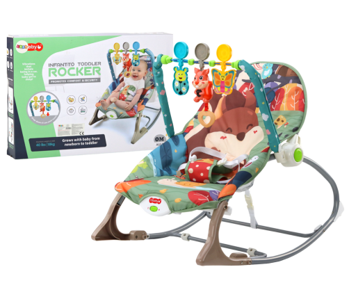 Rocking chair, Bouncer, Vibration, Sound, Fox