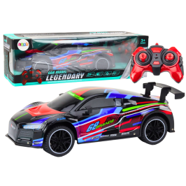 RC Sports Car 1:10 25km/h Lights Black