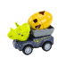 Car Dinosaur With Egg Car With Trailer Figures Set 4 pcs.