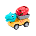 Car Dinosaur With Egg Car With Trailer Figures Set 4 pcs.