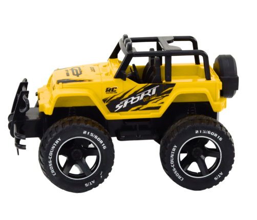 Toy Car Remote Controlled Off-Road Car RC 1:18 Yellow