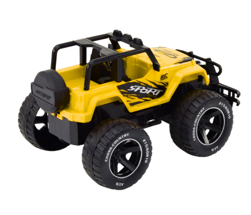 Toy Car Remote Controlled Off-Road Car RC 1:18 Yellow