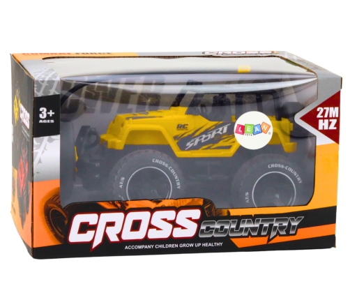 Toy Car Remote Controlled Off-Road Car RC 1:18 Yellow