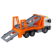 Multifunctional Tow Truck Truck with Lights and Sounds 1:16 Orange Car