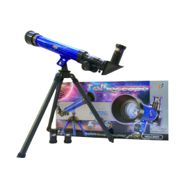 Educational Telescope Tripod Magnification 20x 30x 40 x Blue