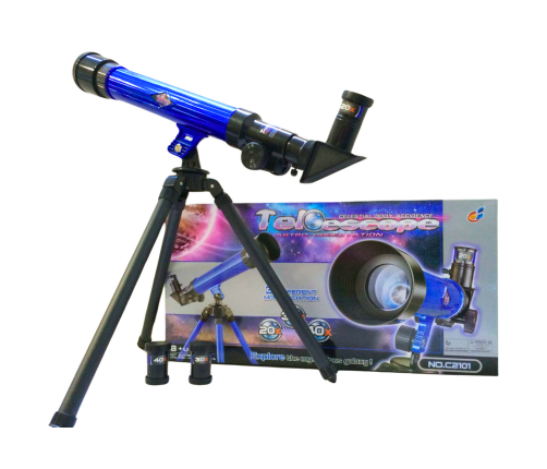 Educational Telescope Tripod Magnification 20x 30x 40 x Blue