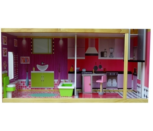 Wooden Dolls House "Juliet" Multi-Storey with 4 Rooms