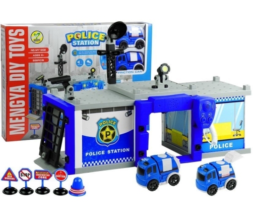 Police Station DIY Friction Powered Cars