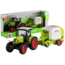 Tractor with Round Baler for Baling Noise making 37,5 cm