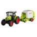 Tractor with Round Baler for Baling Noise making 37,5 cm