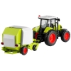 Tractor with Round Baler for Baling Noise making 37,5 cm