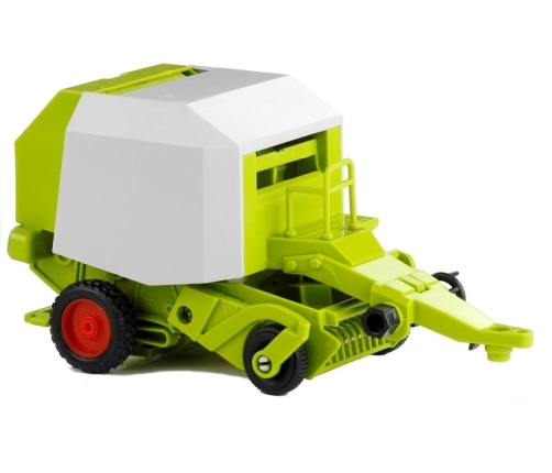 Tractor with Round Baler for Baling Noise making 37,5 cm