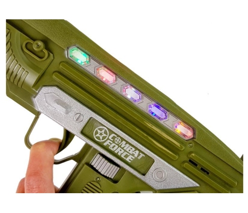 Military Set Gun Sound Lights Badge 37 cm