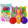 Kids Bowling Set 10 Skittles 2 Balls Children Game