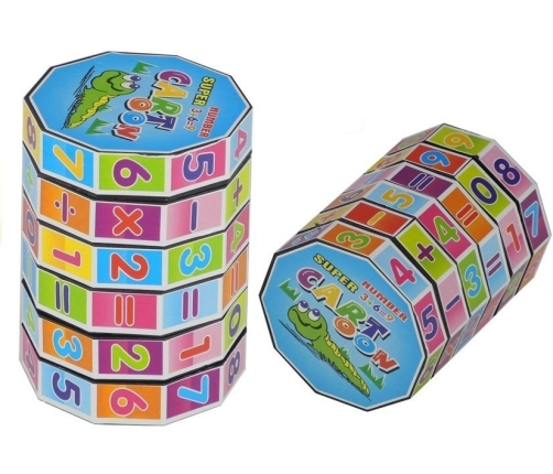 Educational Cube Mathematical Barrel Learning Numbers