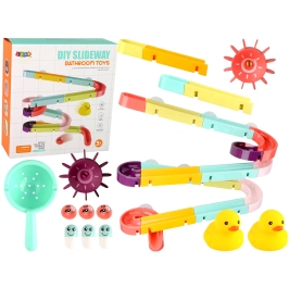 Play Bath Toy Track Sliding Duck Set 44 Elements