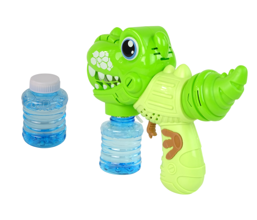 Soap Bubble Machine Dinosaur Green Liquid