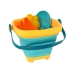 Sand Toy Set Folding Bucket 5 Pcs