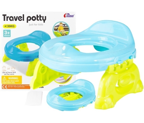 Kids Portable Potty & Trainer Seat 2in1 Two Colors