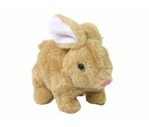 Walking Bunny Interactive Toy Long Hair Beige