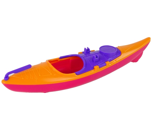 Set Doll Accessories Kayak Orange