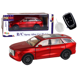 RC Car 1:24 Car Vehicle E-9 Aluminum Remote Controlled Red