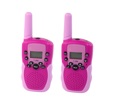 Walkie Talkie Walkie Talkie Pink, Range 3km, For Children