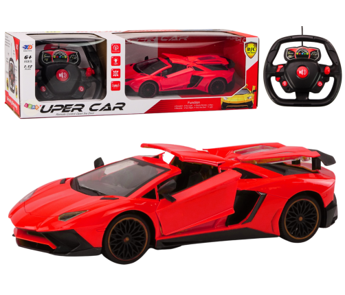 RC Sports Car 1:12 Opening Doors Red