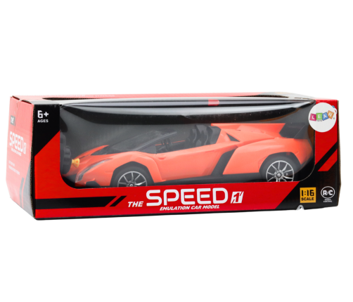 Car Remote Controlled Sports Car RC 1:16 Orange