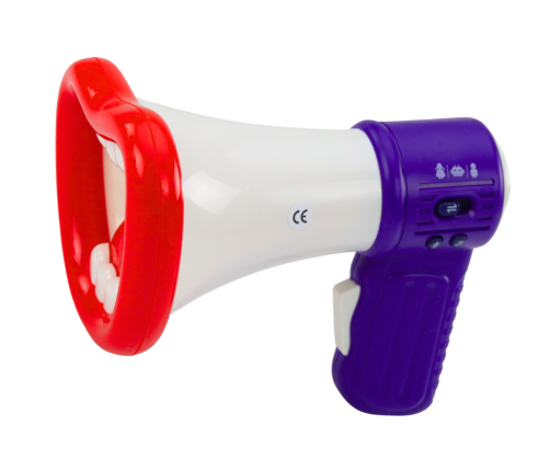 Megaphone Voice Changer Recording Three Mouth Voice Modes