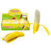 Banana Squishy with Skin Stretchy Rubber Yellow