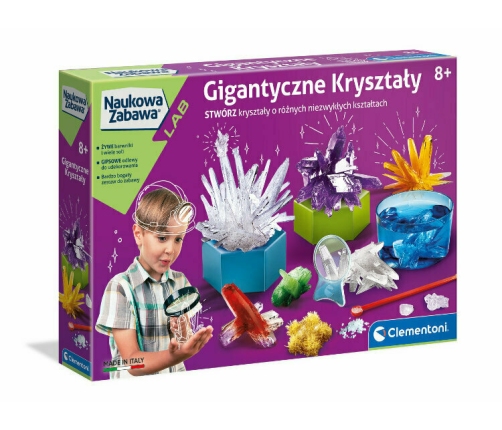 Science Fun Giant Crystals Clementoni 50106