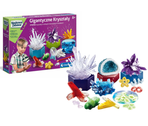 Science Fun Giant Crystals Clementoni 50106