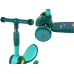 Three-wheeled balance scooter Saddle Green Music Diodes Lion