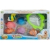 Big Set of Toy Fish For Bathing + Strainer