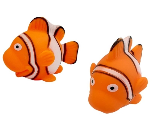 Big Set of Toy Fish For Bathing + Strainer