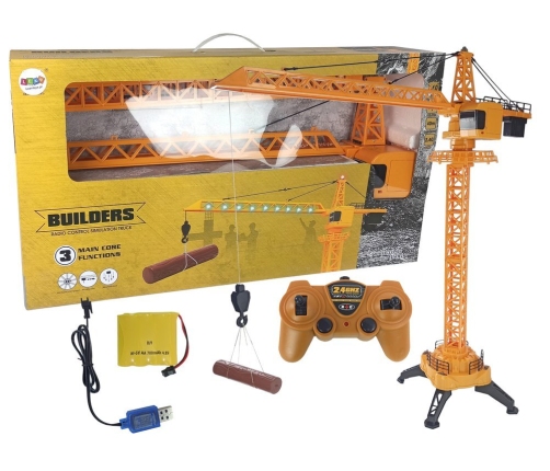 Construction Crane 1:14 R/C 2.4 GHz Construction 100 cm