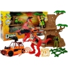 Dinosaur World Figure Set Vehicle Buggy Tree Skeletons Sound