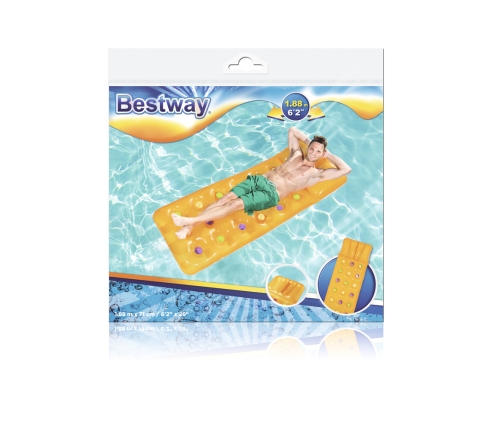 Air Mattress For Swimming Yellow 188 x 71 cm Bestway 43014