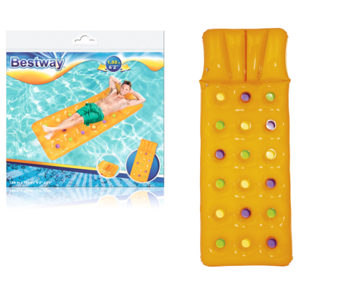 Air Mattress For Swimming Yellow 188 x 71 cm Bestway 43014