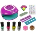 Nail Polish Set Hairdryer Diamonds Glitter