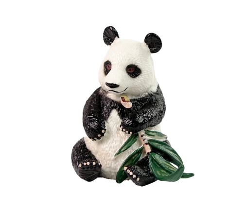 Collector's figurine Great Panda with bamboo